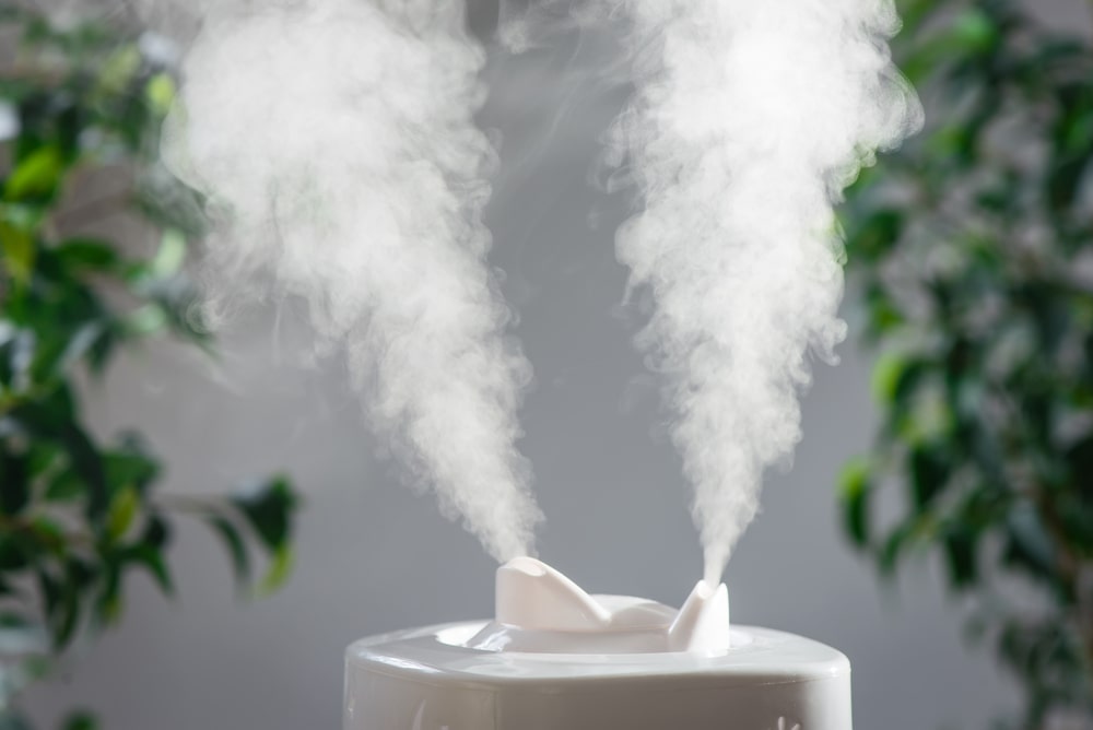 which type of humidifier doesn't produce white dust