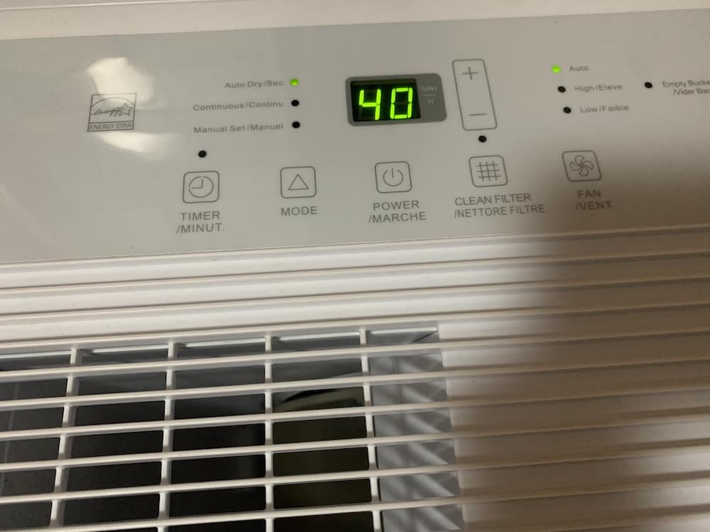 dehumidifier safety features