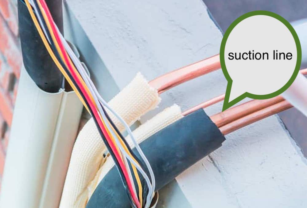 what is ac suction line