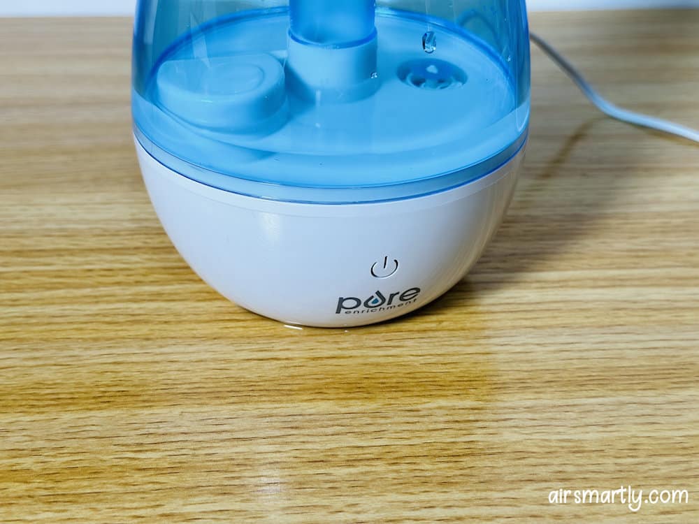 pure enrichment humidifier leaking