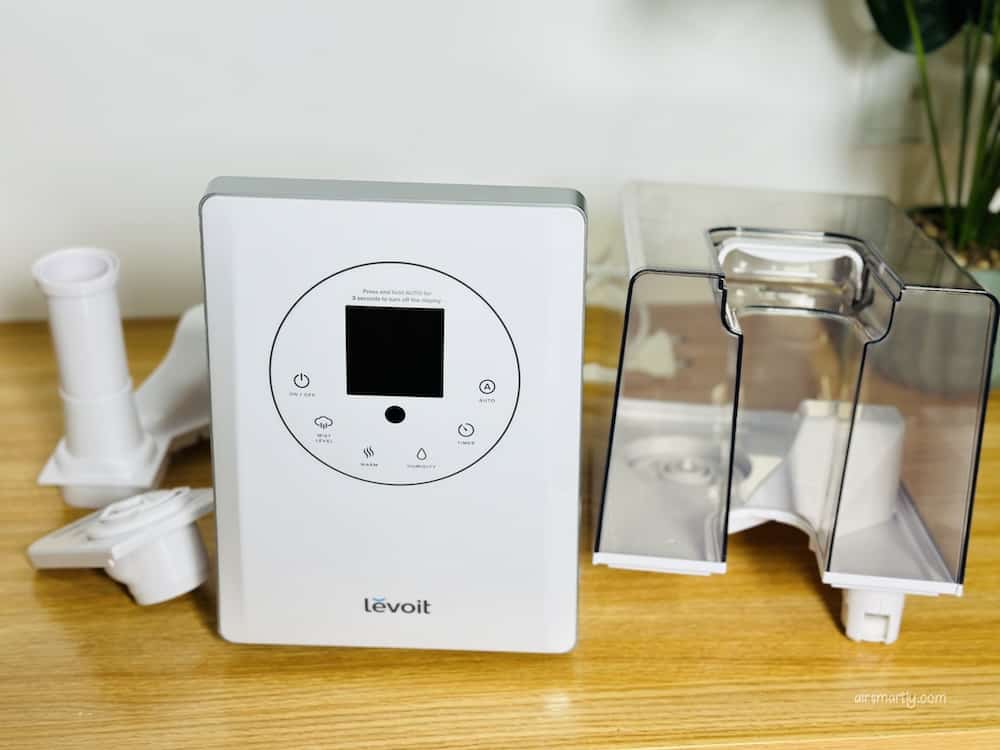 LEVOIT LV600HH:S Smart Warm and Cool Mist Humidifier components